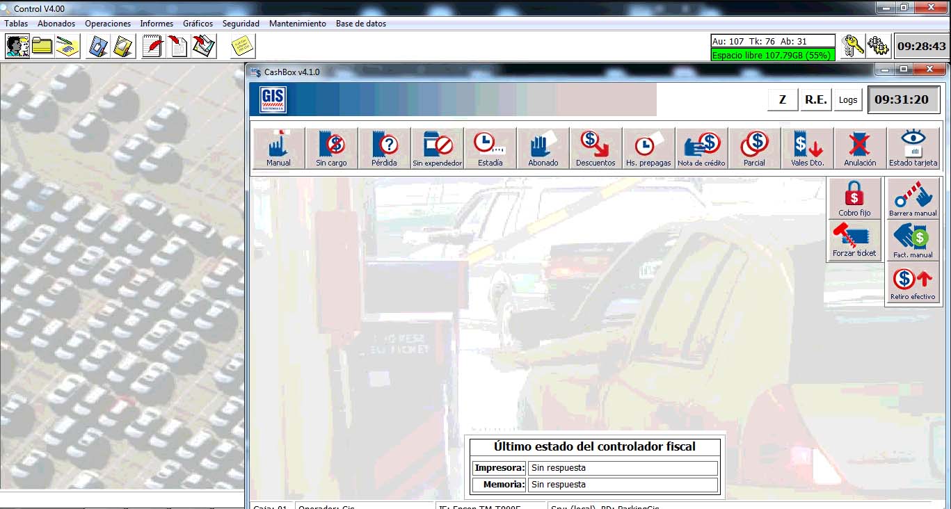 Software de gestión GIS Electrónica — CashBox v4.1